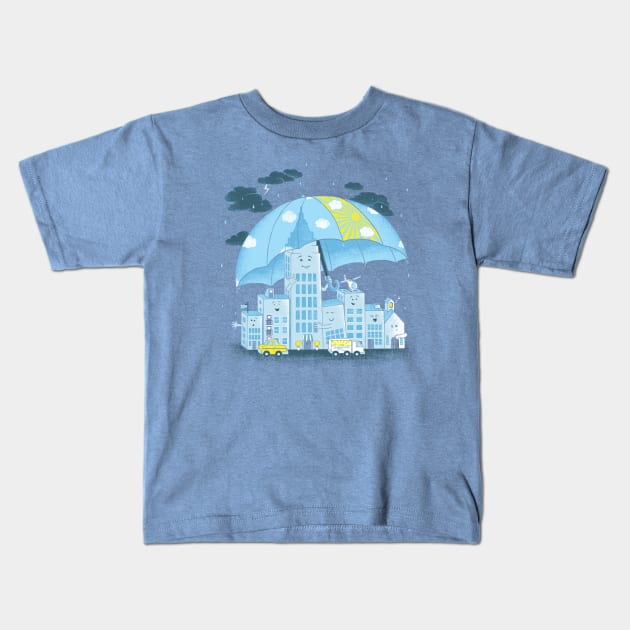 Kindscraper Kids T-Shirt by Made With Awesome